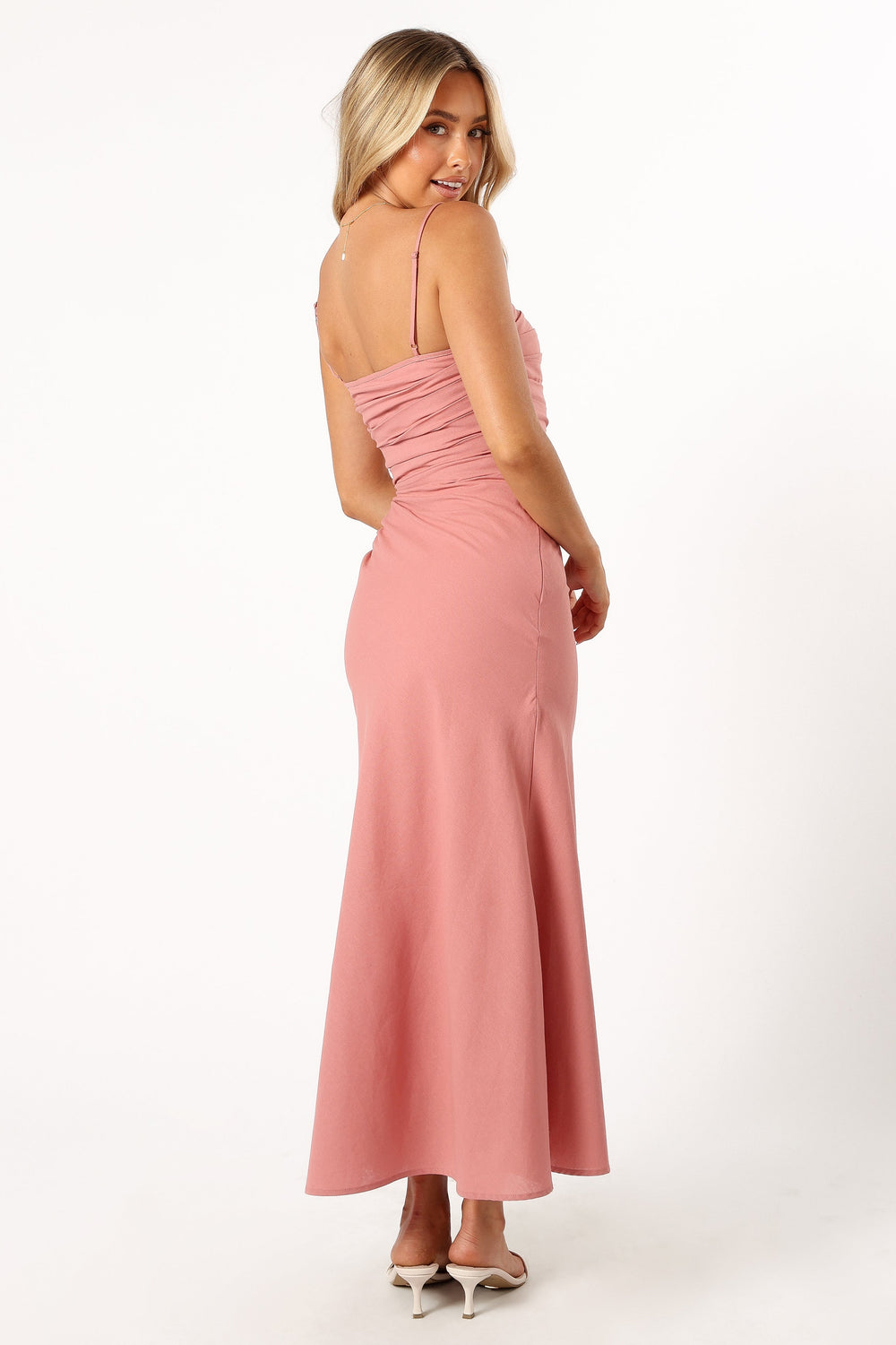 Axel Maxi Dress Pink Petal Pup USA