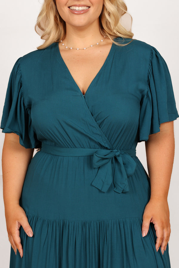 Petal and Pup USA DRESSES Barker Dress - Teal