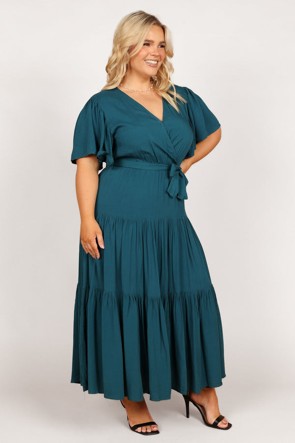 Petal and Pup USA DRESSES Barker Dress - Teal