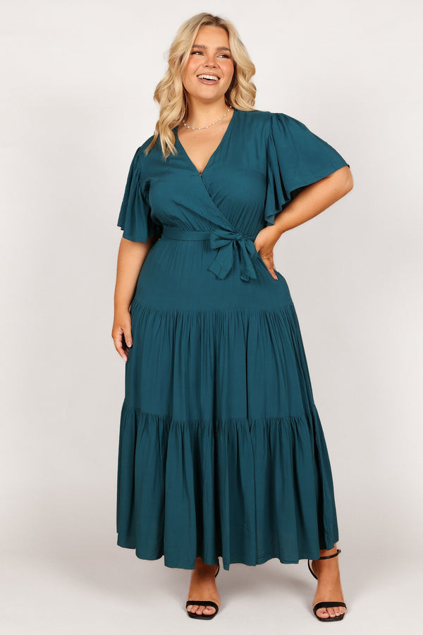 Petal and Pup USA DRESSES Barker Dress - Teal