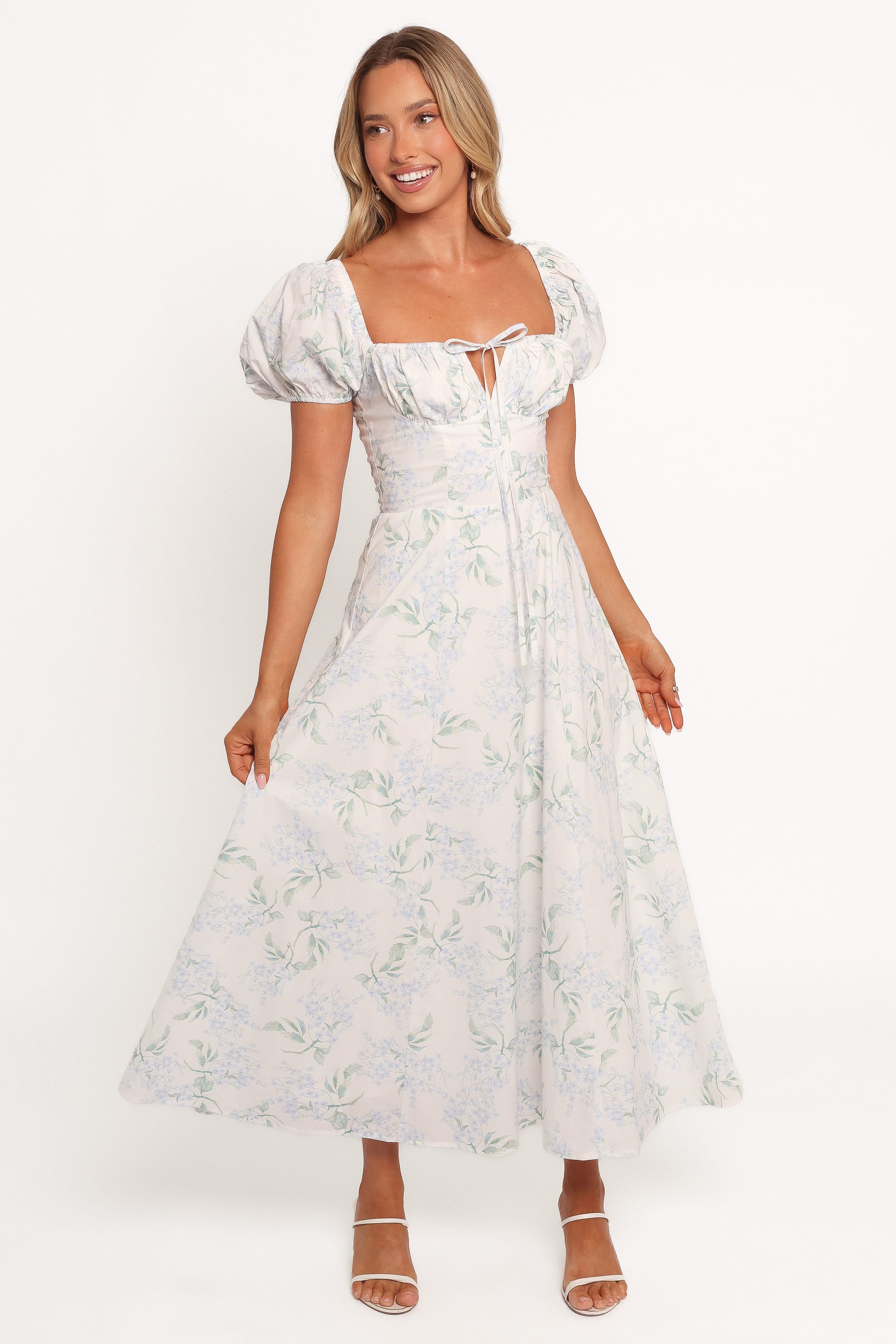 Beati Midi Dress - Blue, L, Petal & Pup Beati Midi Dress - Blue, L, Petal & Pup