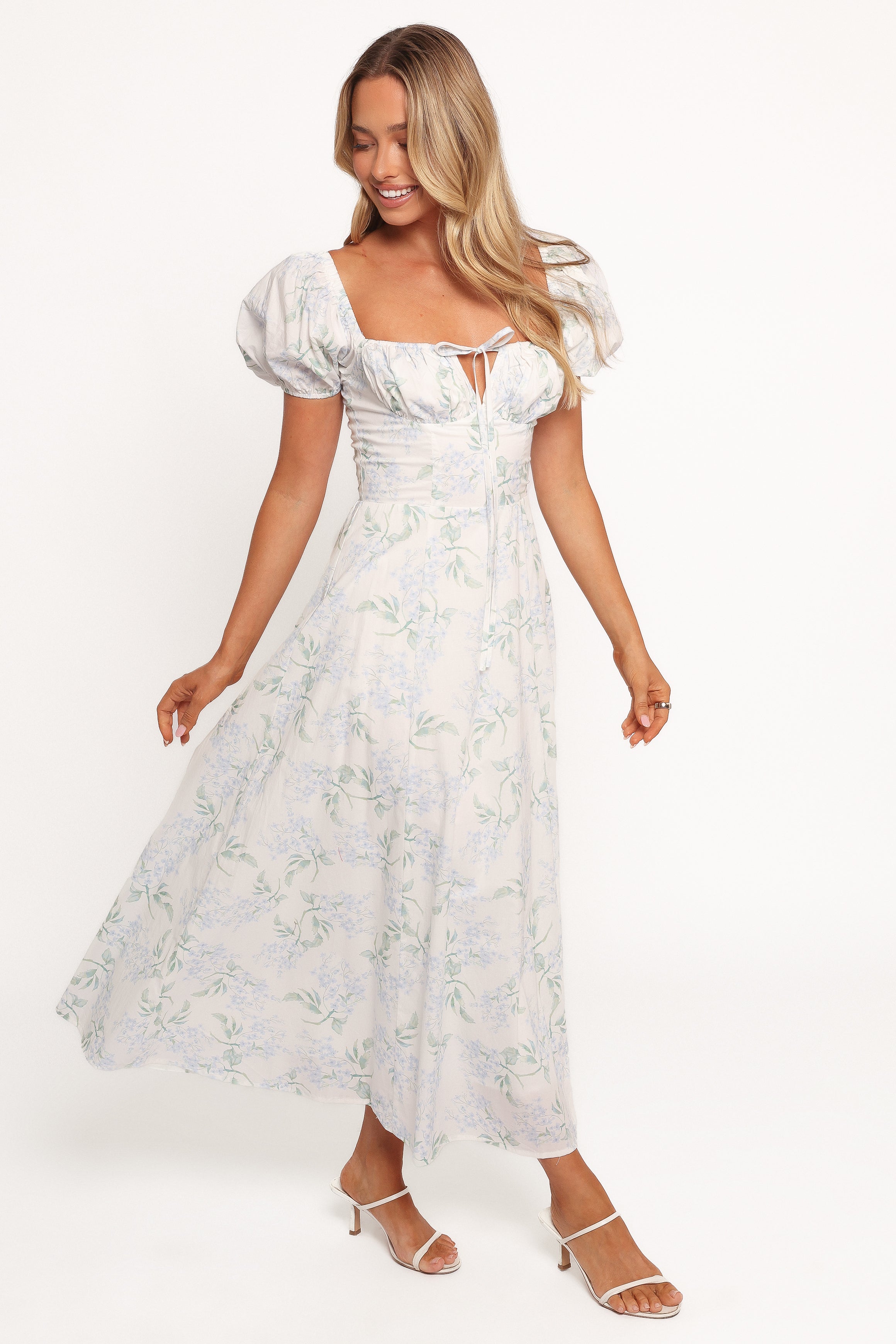 Petal and Pup USA DRESSES Beati Midi Dress - Blue