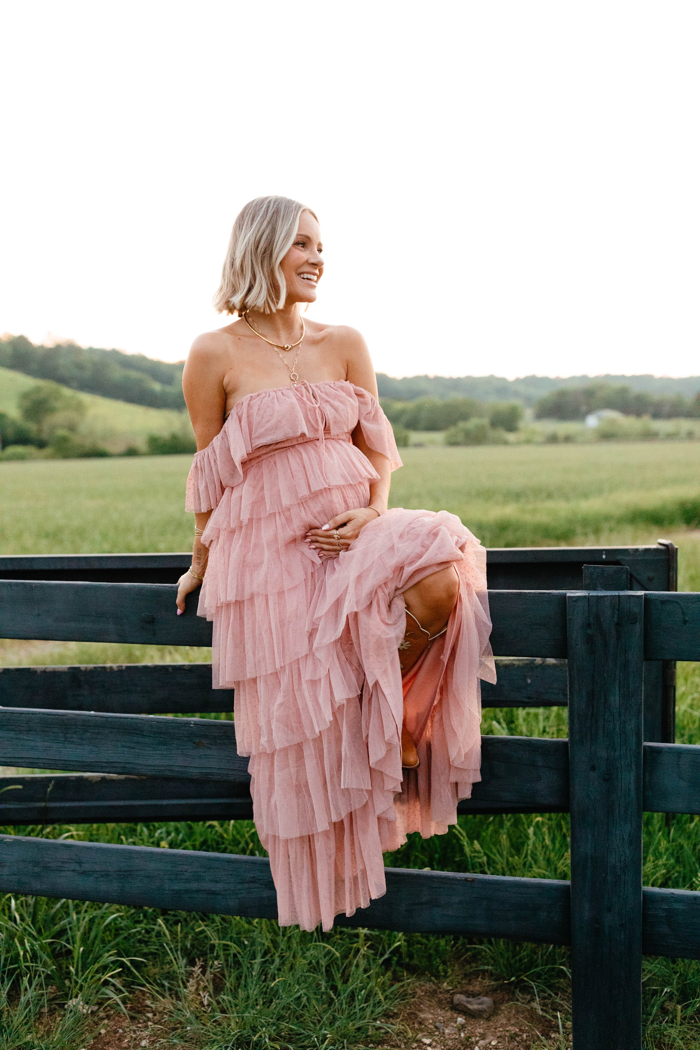 Petal and Pup USA DRESSES Belle Maxi Dress - Blush