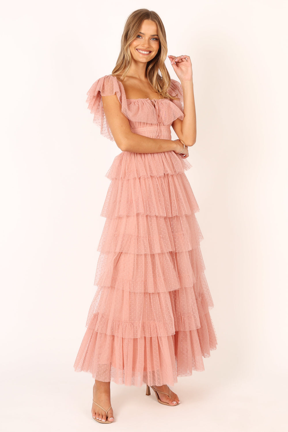 Petal and Pup USA DRESSES Belle Maxi Dress - Blush