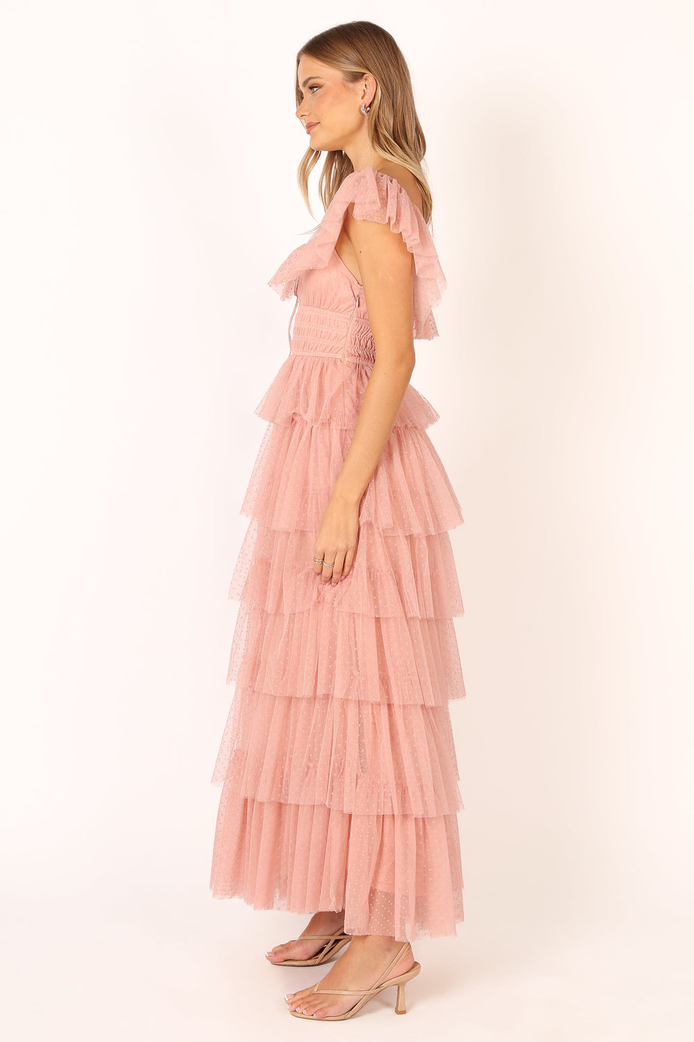 Petal and Pup USA DRESSES Belle Maxi Dress - Blush