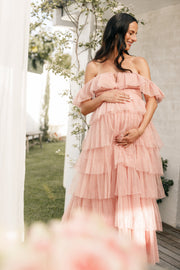 Petal and Pup USA DRESSES Belle Maxi Dress - Blush