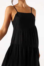 Petal and Pup USA DRESSES Bennie Midi Dress - Black