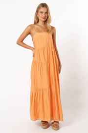 Petal and Pup USA DRESSES Bennie Midi Dress - Orange