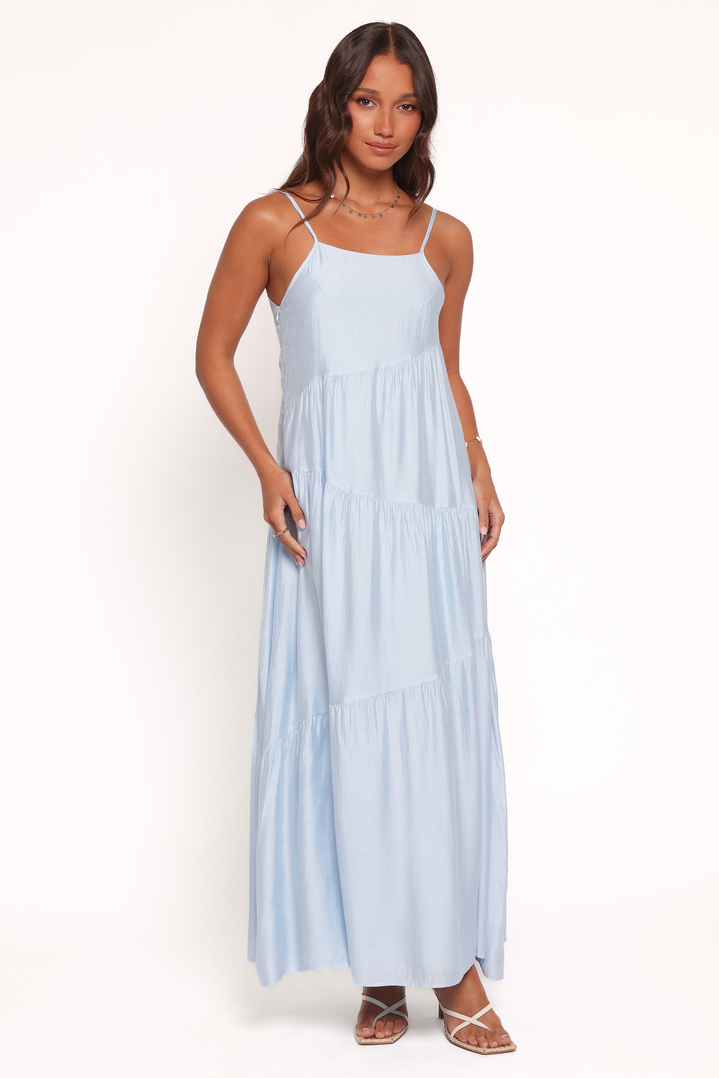 Petal and Pup Women's Bennie Midi Dress - Pale Blue XL Petal and Pup Women's Bennie Midi Dress - Pale Blue XL