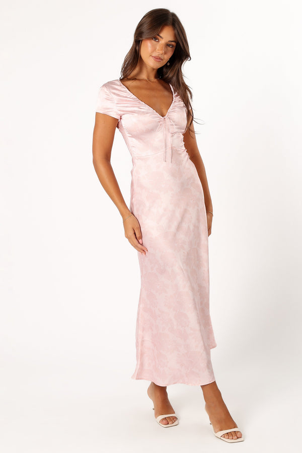 Petal and Pup USA DRESSES Benton Slip Maxi Dress - Pink Floral