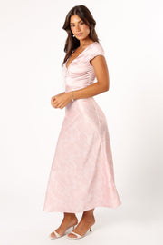 Petal and Pup USA DRESSES Benton Slip Maxi Dress - Pink Floral
