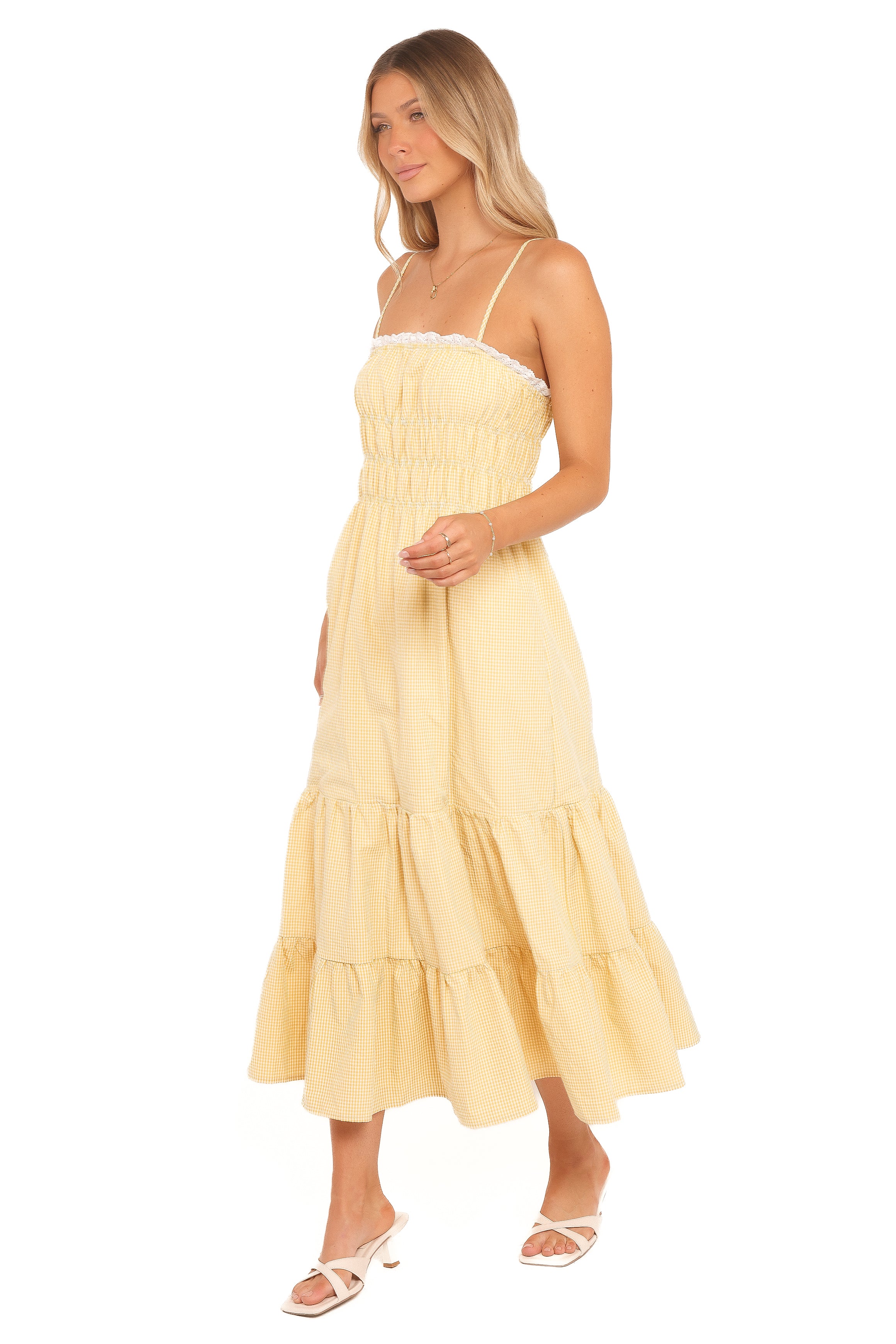 Petal and Pup USA DRESSES Bernadine Maxi Dress - Mango