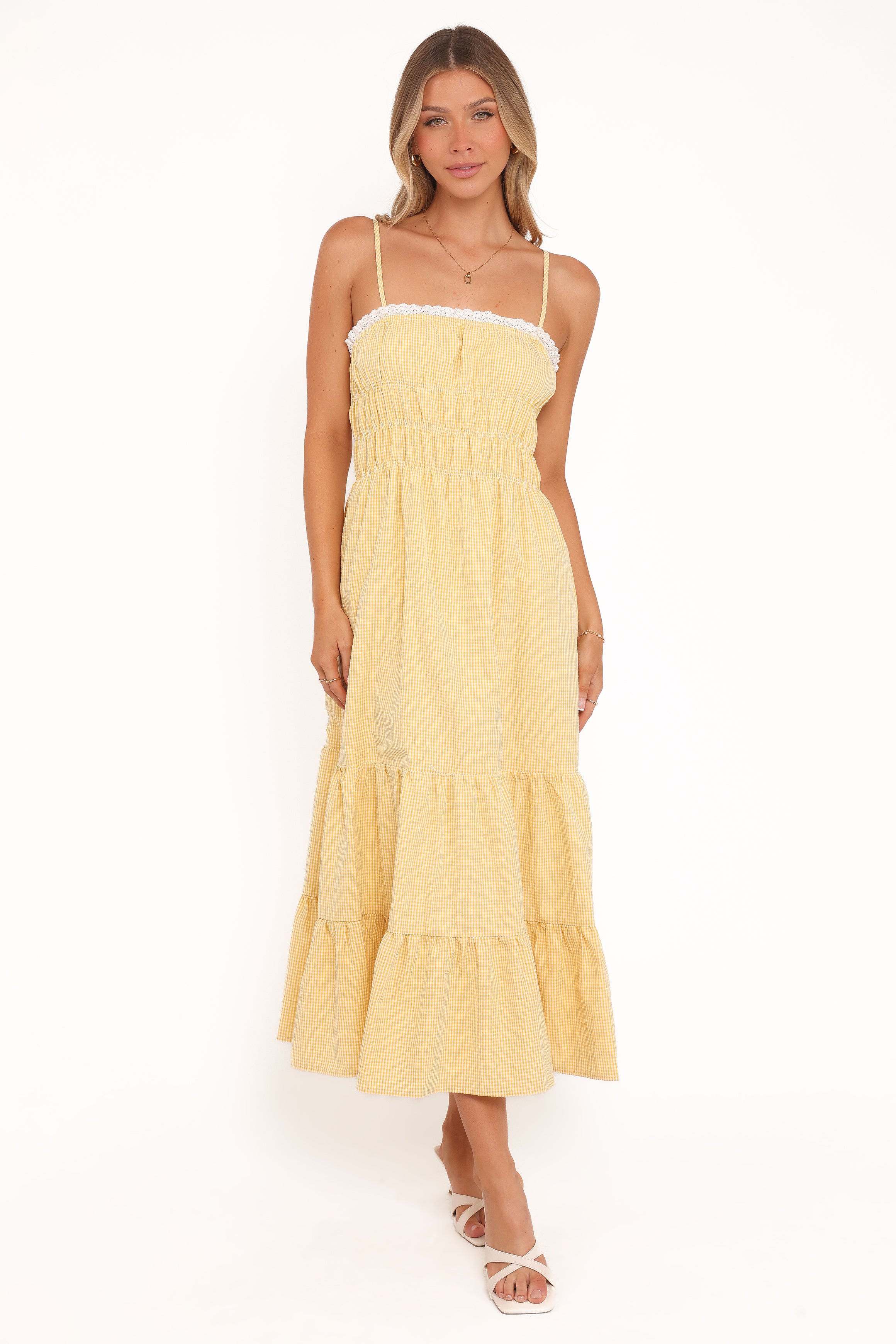 Petal and Pup USA DRESSES Bernadine Maxi Dress - Mango