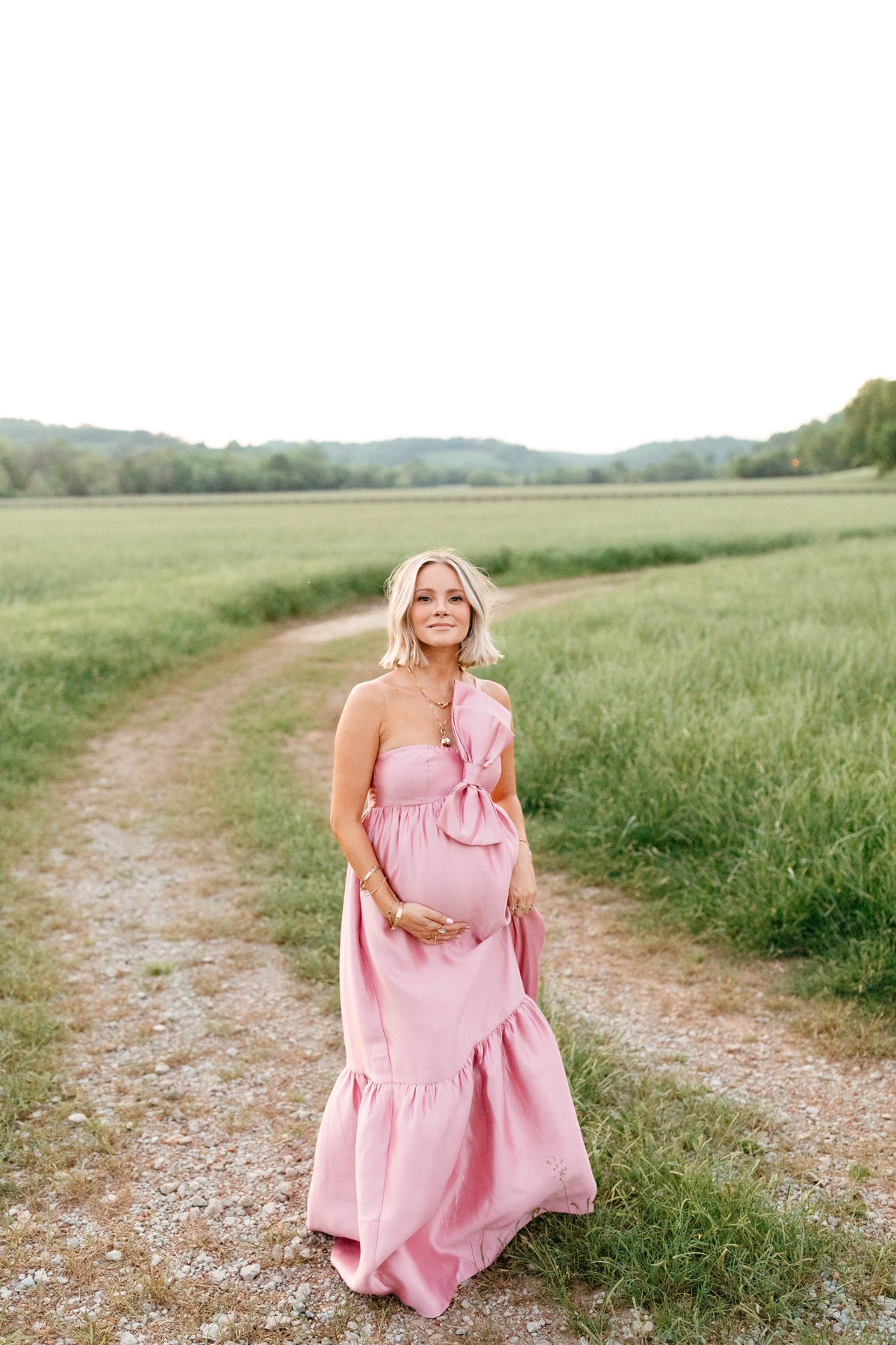 Petal and Pup Women's Betina Bow Front Maxi Dress - Dusty Rose Petal and Pup Women's Betina Bow Front Maxi Dress - Dusty Rose