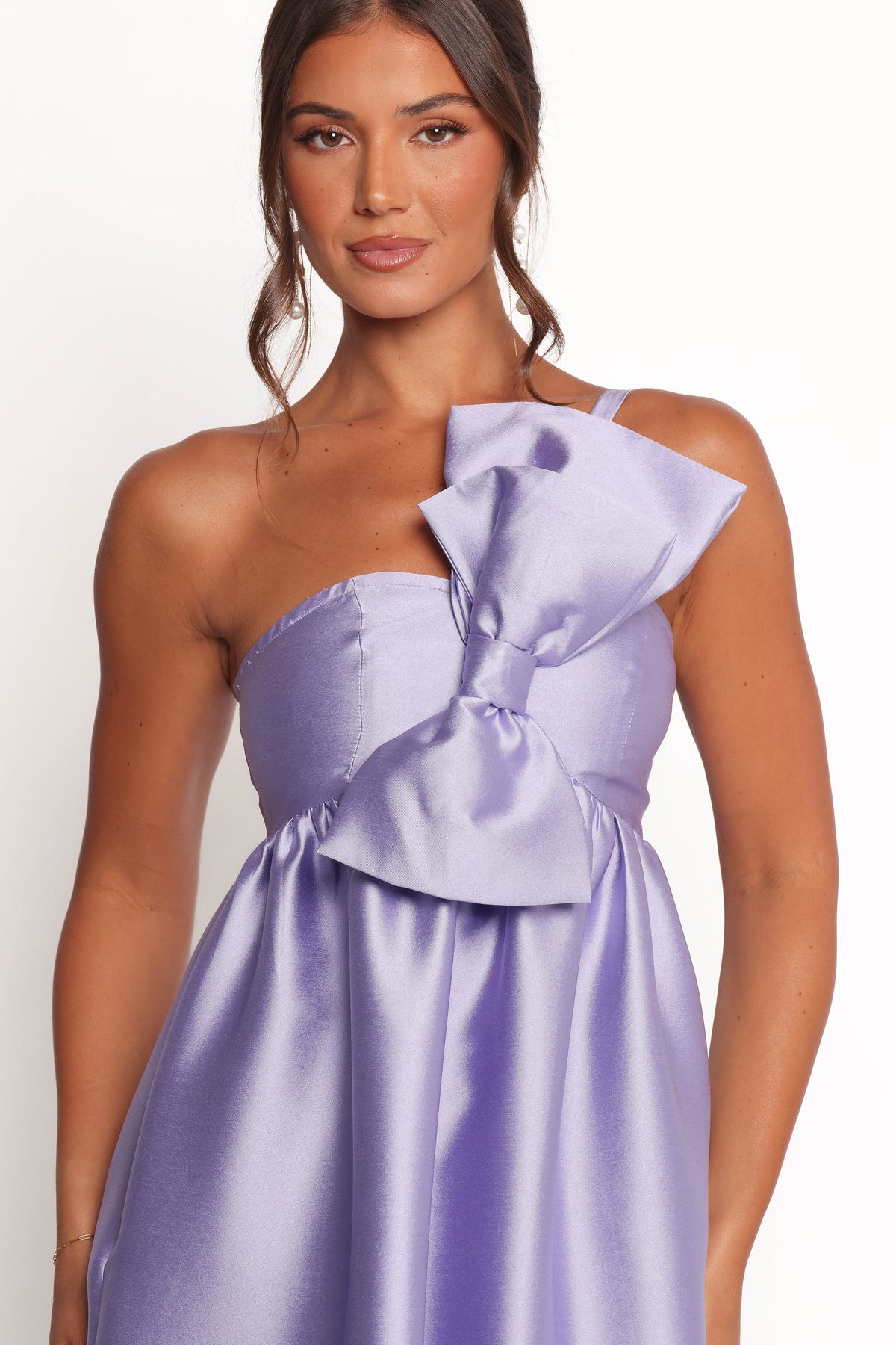 knee length dresses for ladies Big Screen Halter Maxi Dress | Lilac | Womens main image 0
