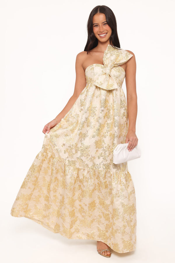 petal and pup yellow dress Jemma Halter Maxi - Floral Yellow Poppy Petal and Pup Women's Linda