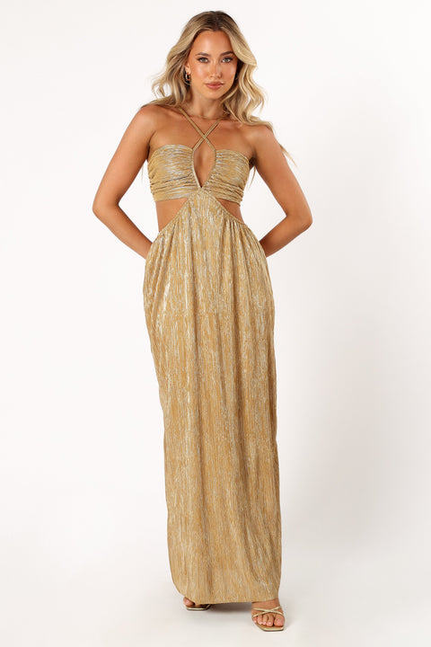 Beyz Midi Dress - Gold Beyz Midi Dress - Gold