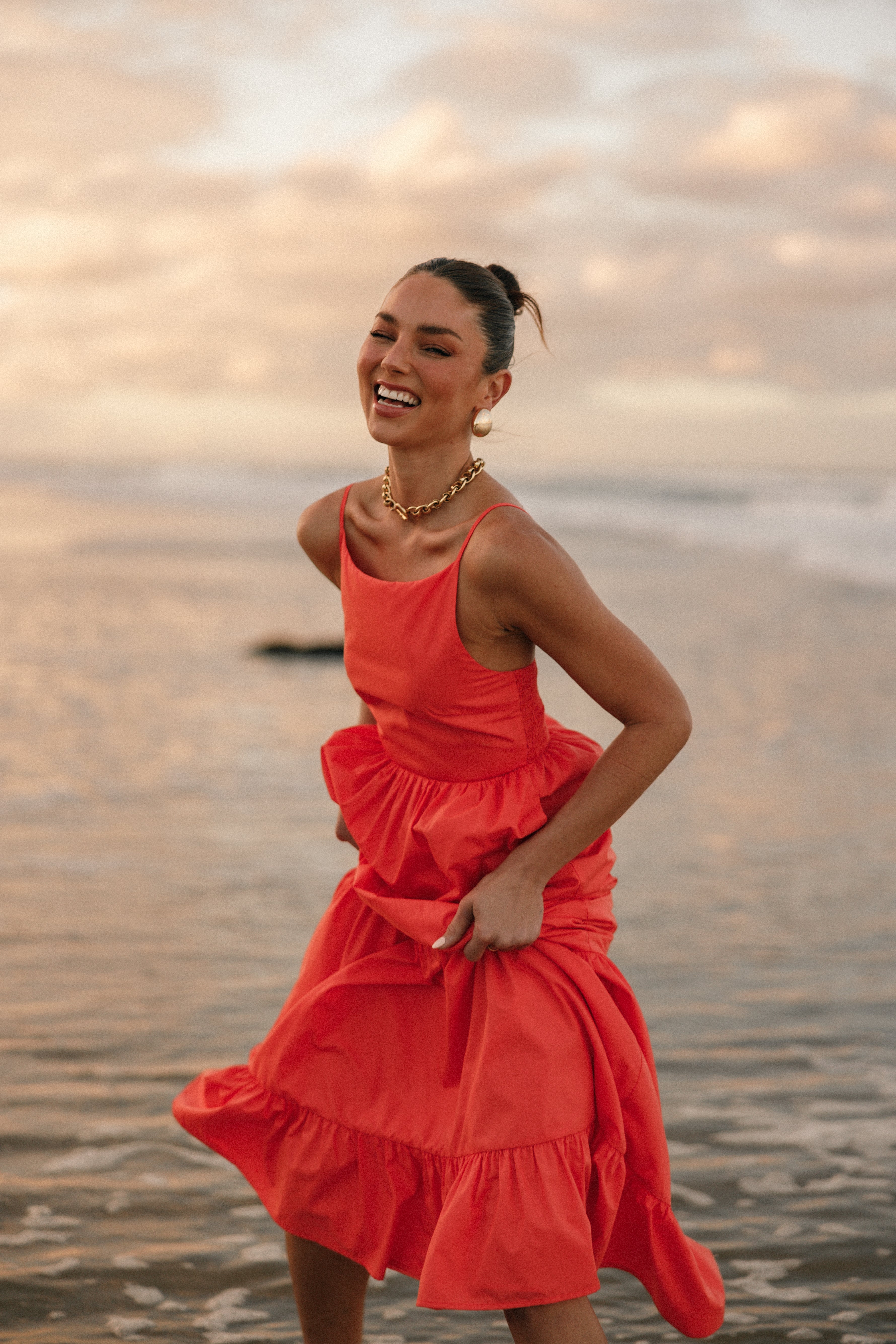 Petal and Pup USA DRESSES Blakely Maxi Dress - Orange