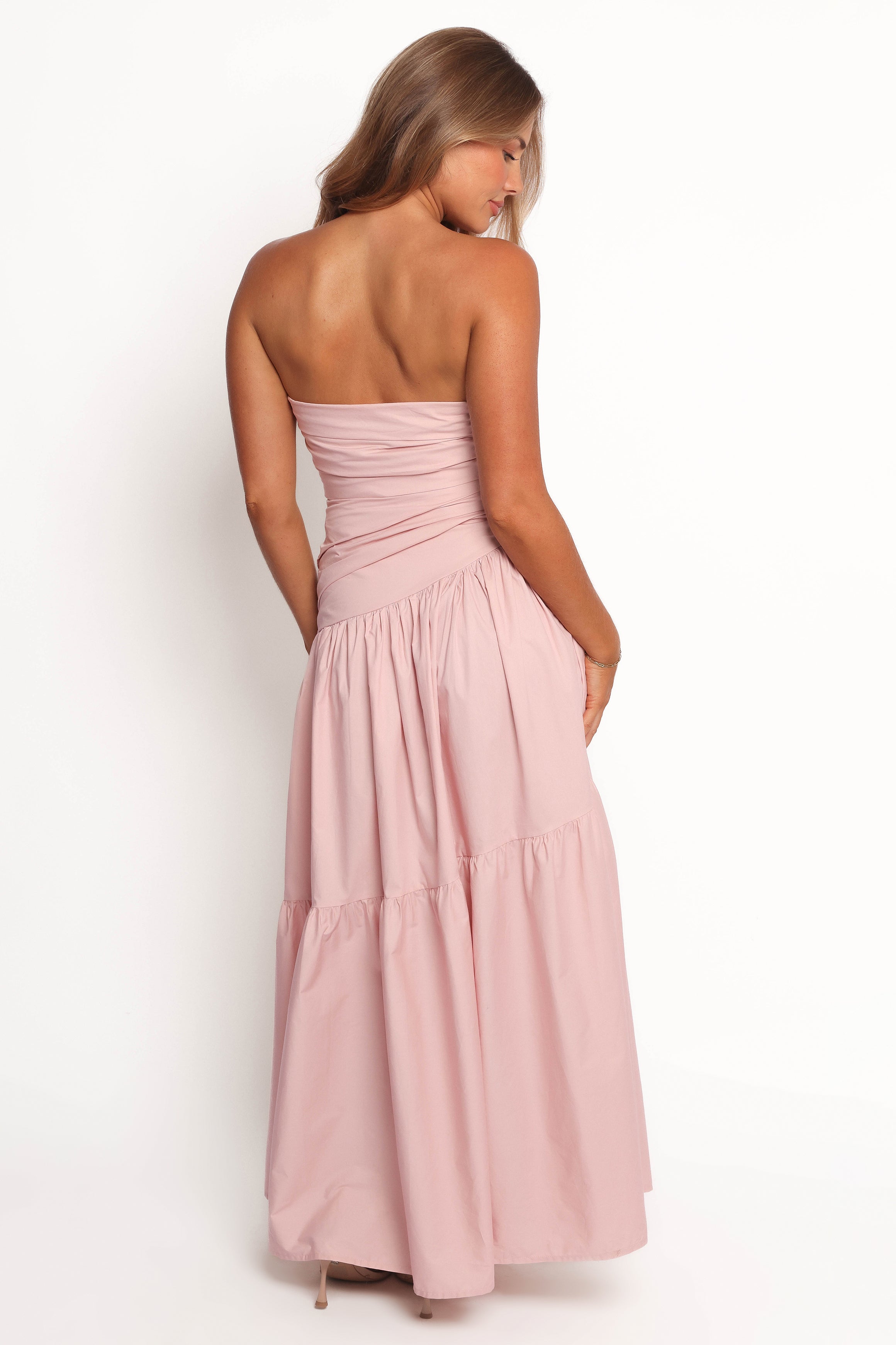 Petal and Pup USA DRESSES Blanche Strapless Maxi Dress - Orchid