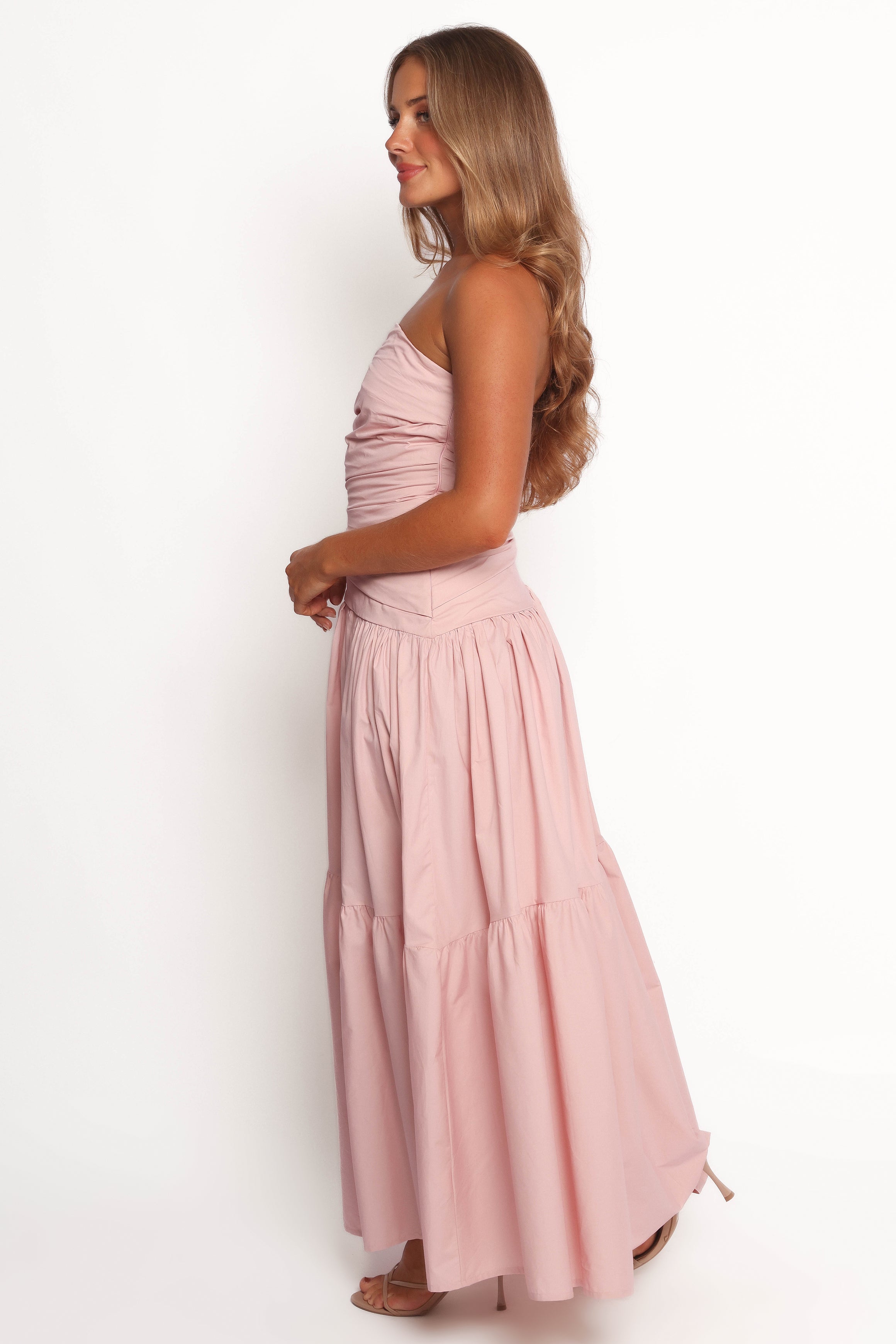 Petal and Pup USA DRESSES Blanche Strapless Maxi Dress - Orchid