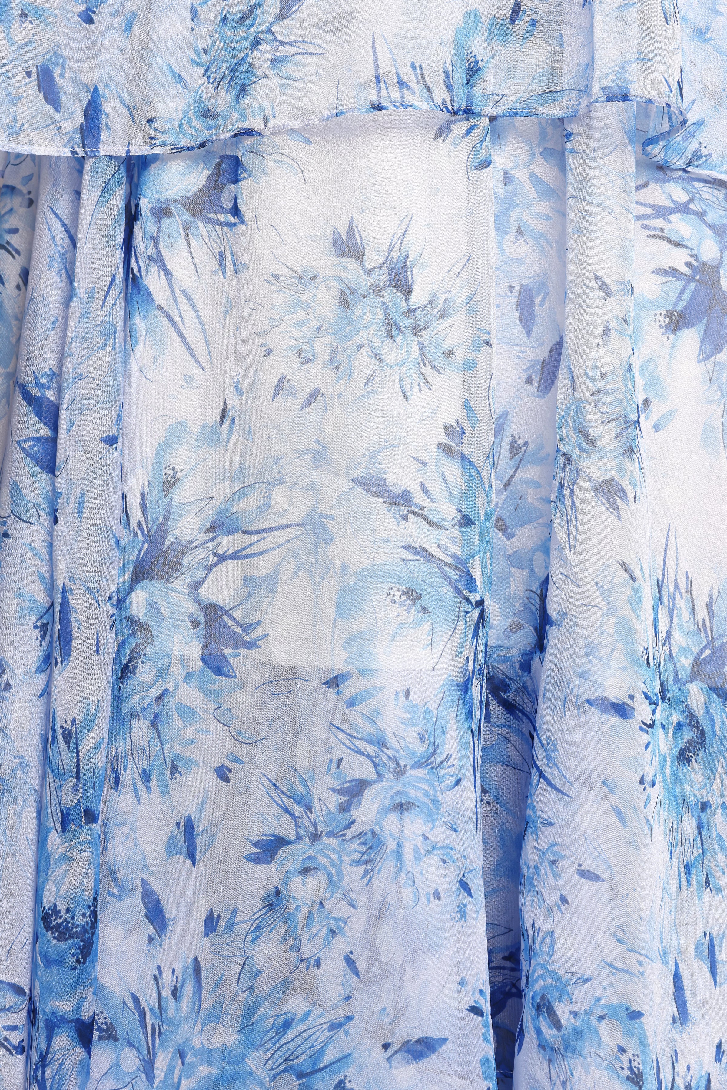 Petal and Pup USA DRESSES Bloom Strapless Maxi Dress - Blue