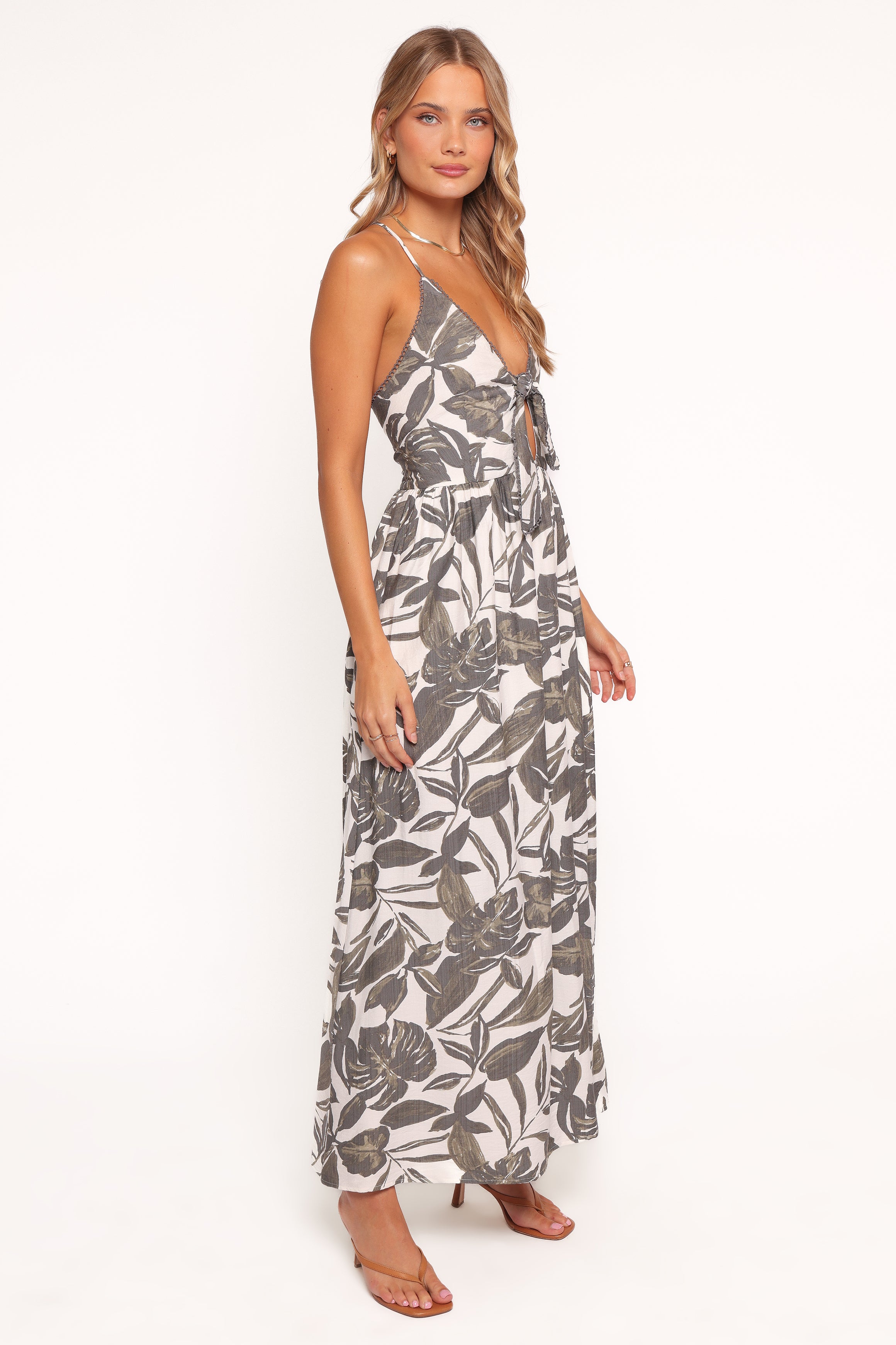 Petal and Pup USA DRESSES Bray Midi Dress - Vineyard Green