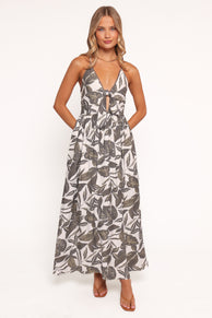 Petal and Pup USA DRESSES Bray Midi Dress - Vineyard Green