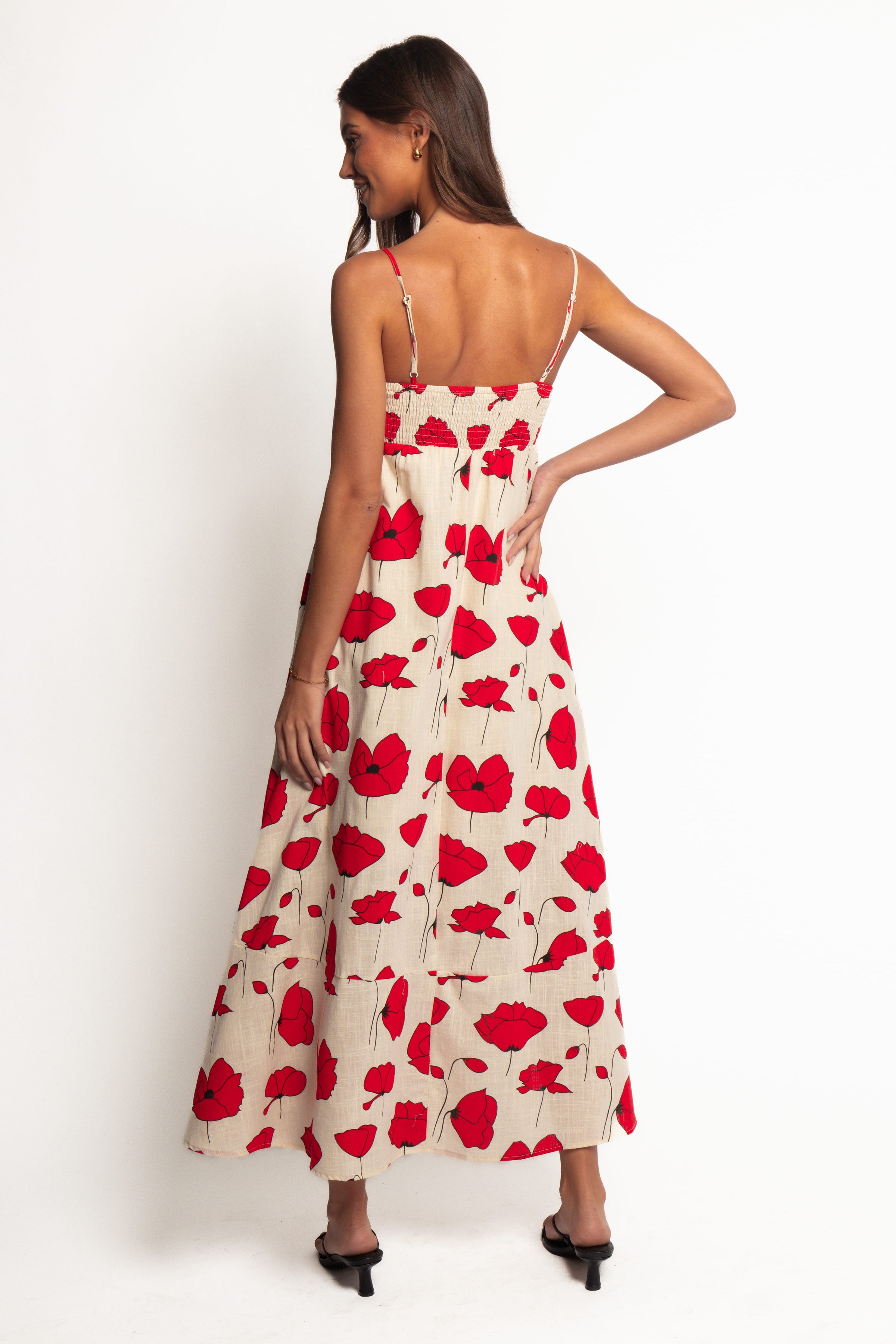 Petal and Pup USA DRESSES Brea Maxi Dress - Poppy (Hold for Amazon)