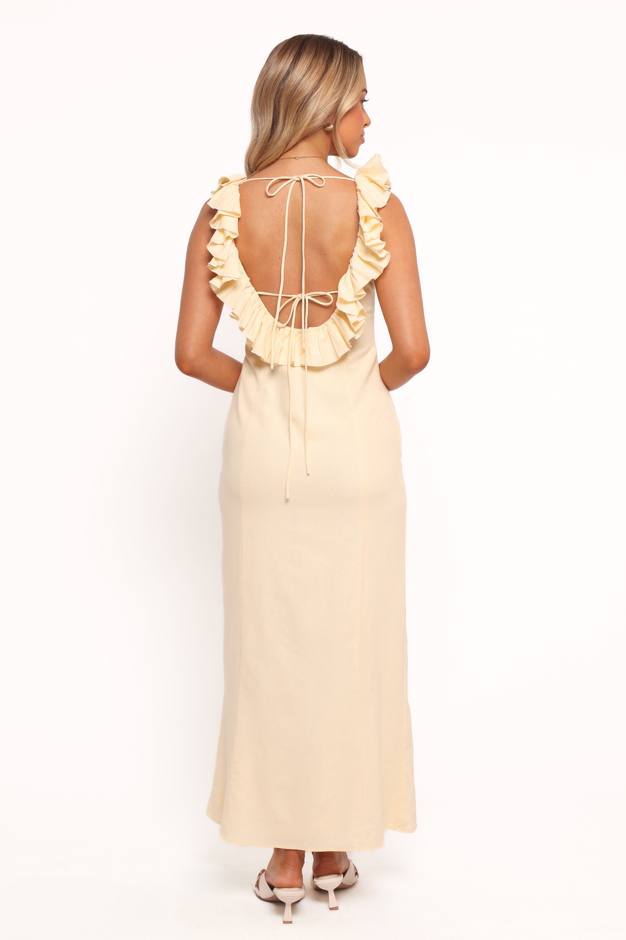Petal and Pup USA DRESSES Brienne Maxi Dress - Butter Yellow (Hold for Amazon)