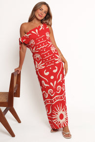 Petal and Pup USA DRESSES Brigid Midi Dress - Sunburst