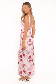 Petal and Pup USA DRESSES Brissa Maxi Dress - Pink Floral