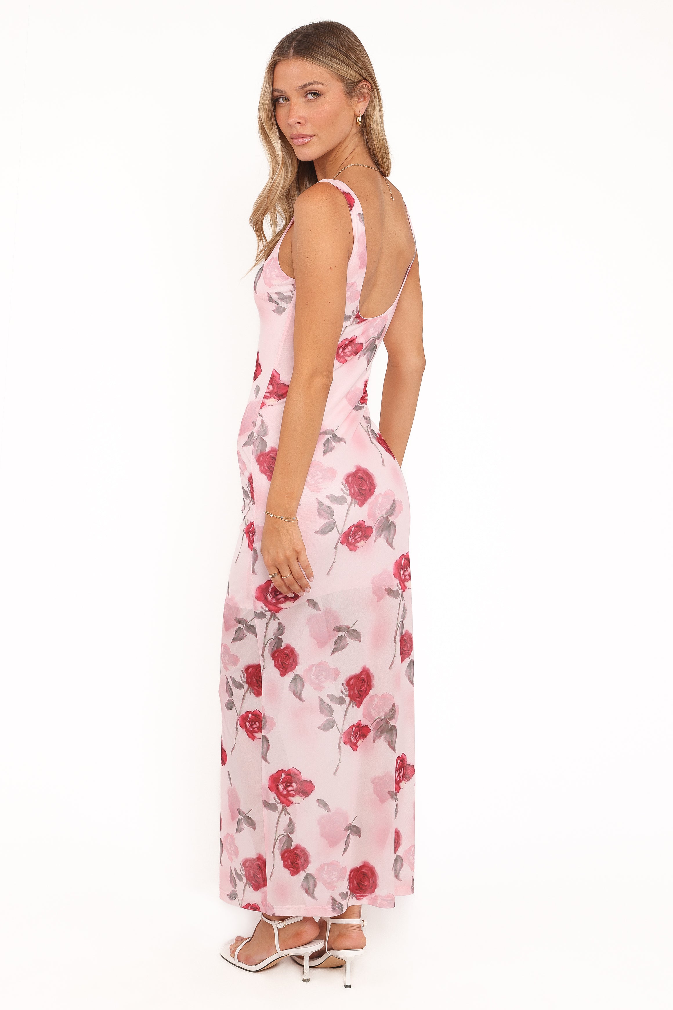 Petal and Pup USA DRESSES Brissa Maxi Dress - Pink Floral