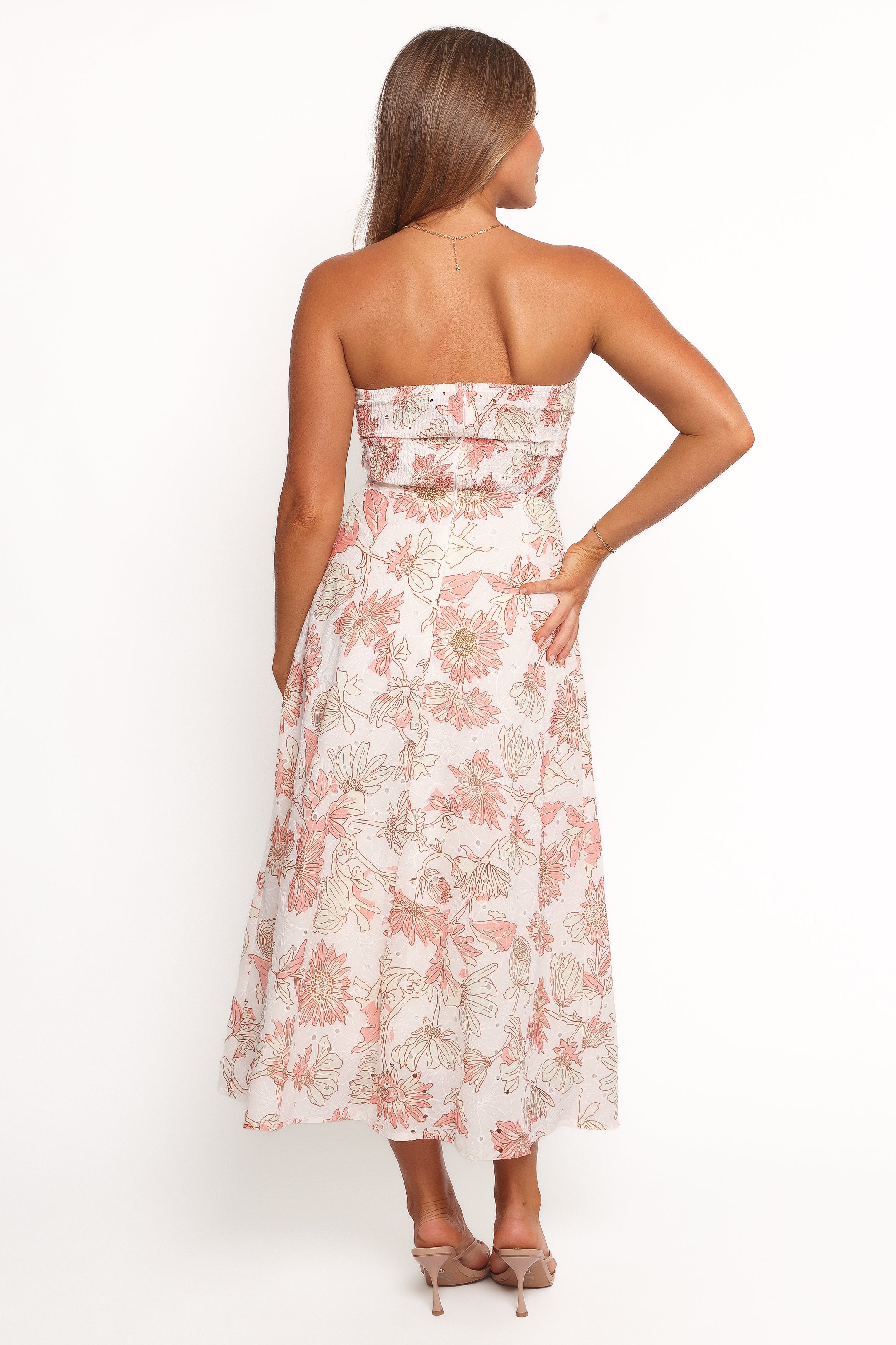 Petal and Pup USA DRESSES Calantha Maxi Dress - Pink Floral