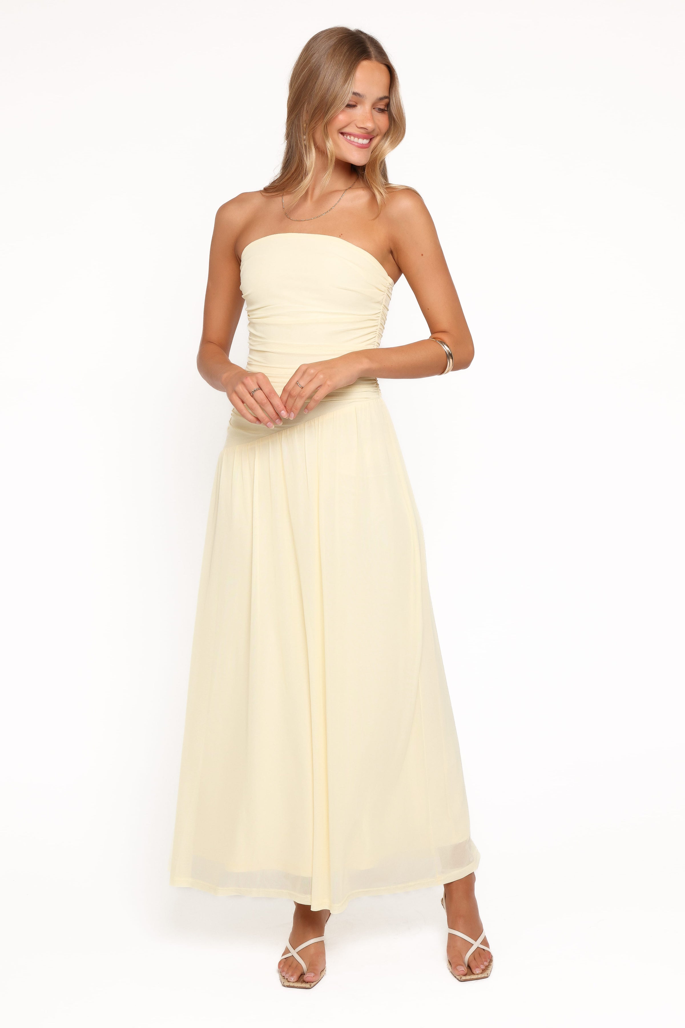 Petal and Pup USA DRESSES Calypso Maxi Dress - Butter Yellow