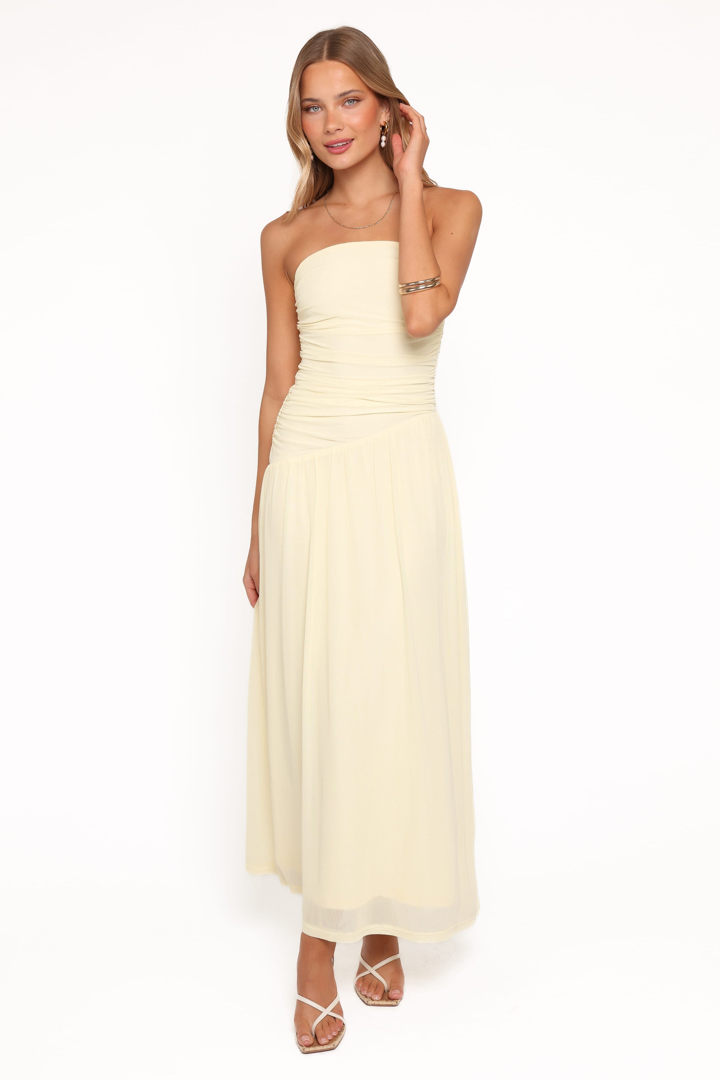Petal and Pup USA DRESSES Calypso Maxi Dress - Butter Yellow