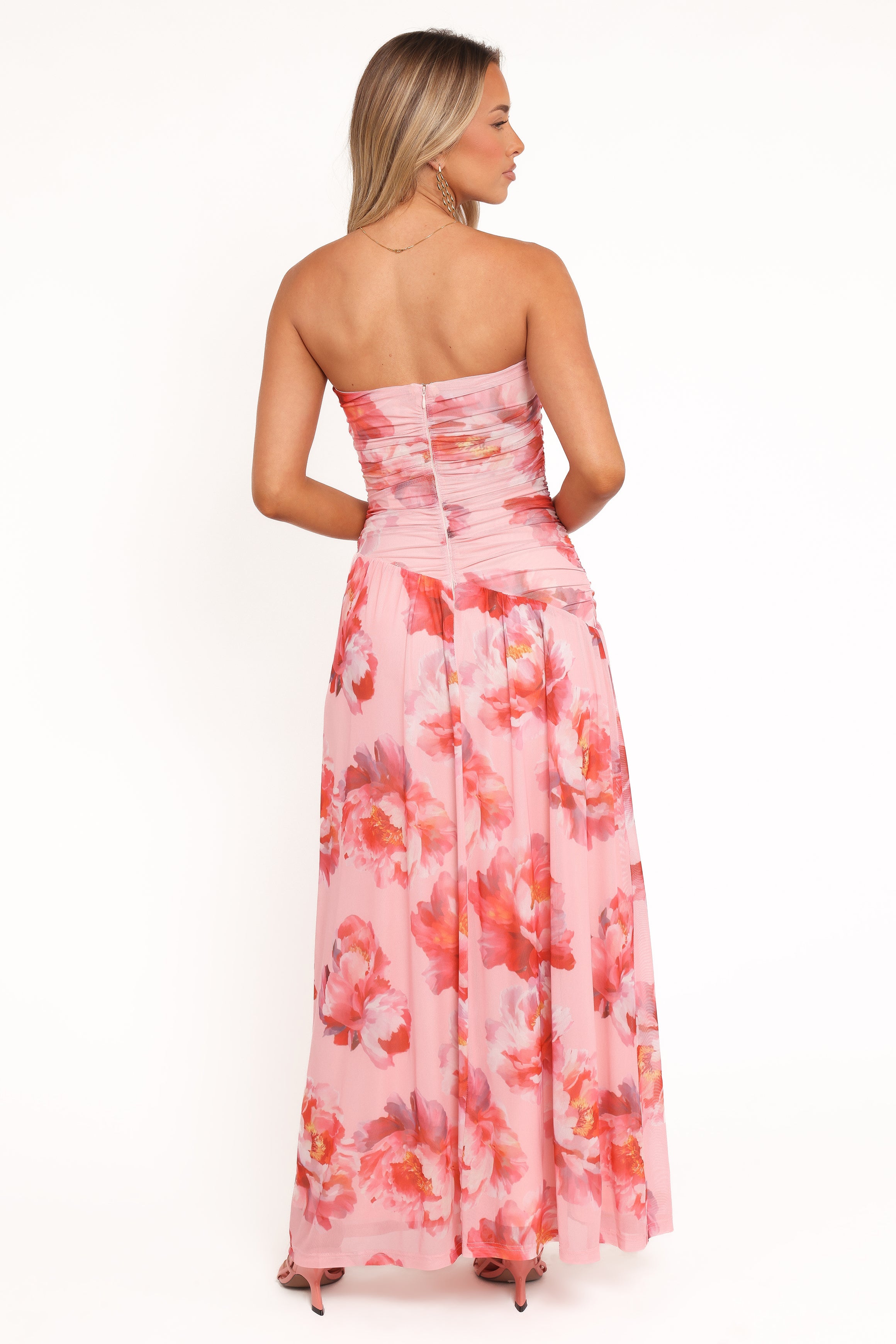 Petal and Pup USA DRESSES Calypso Maxi Dress - Pink Peony
