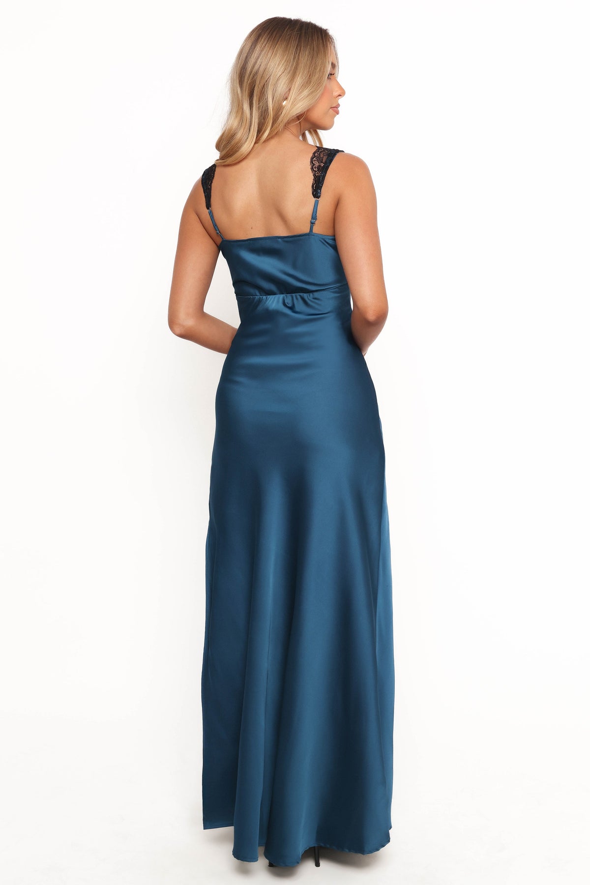 Cammy Maxi Slip Dress - Blue/Black | Petal & Pup USA