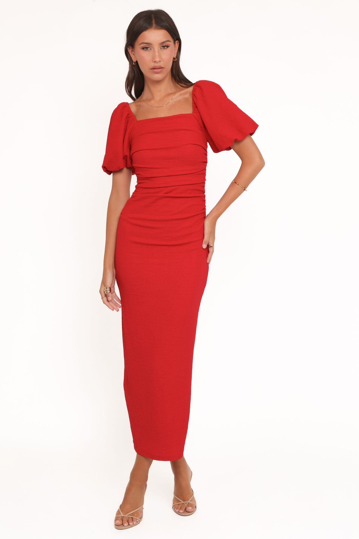 formal midi red dresses for women Petal and Pup Women's Carey Dress jun Size:2.75'' x 2.37'' (100 Pack) model is 170 cm ASOS DESIGN Premium Tulle