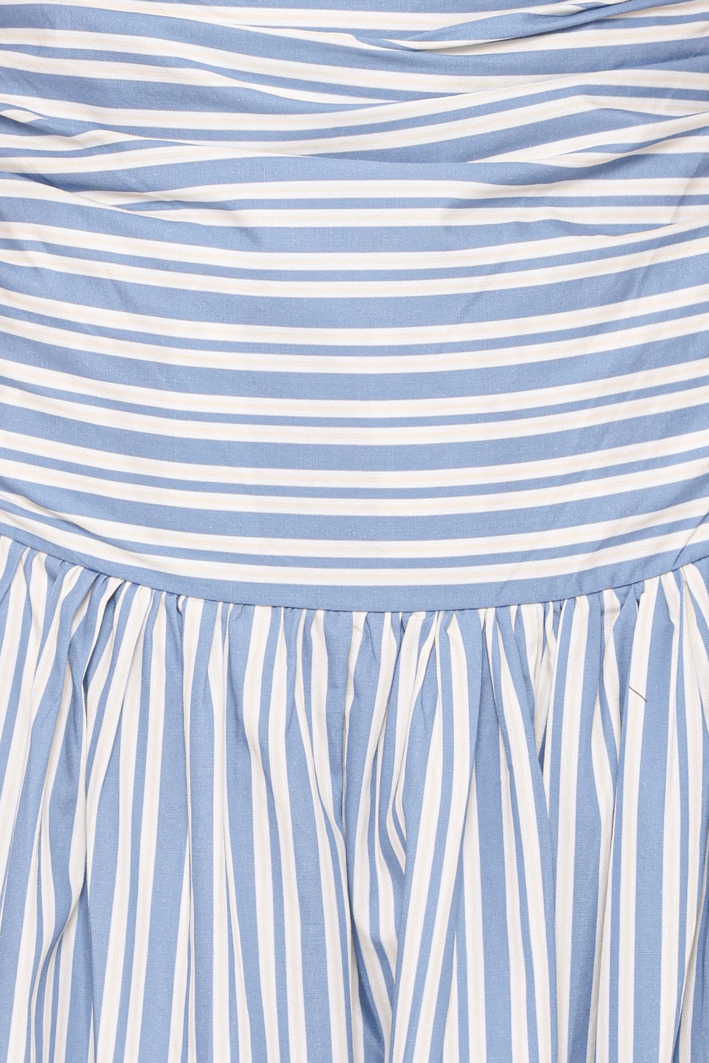 Petal and Pup USA DRESSES Carlisle Maxi Dress - Blue Stripe
