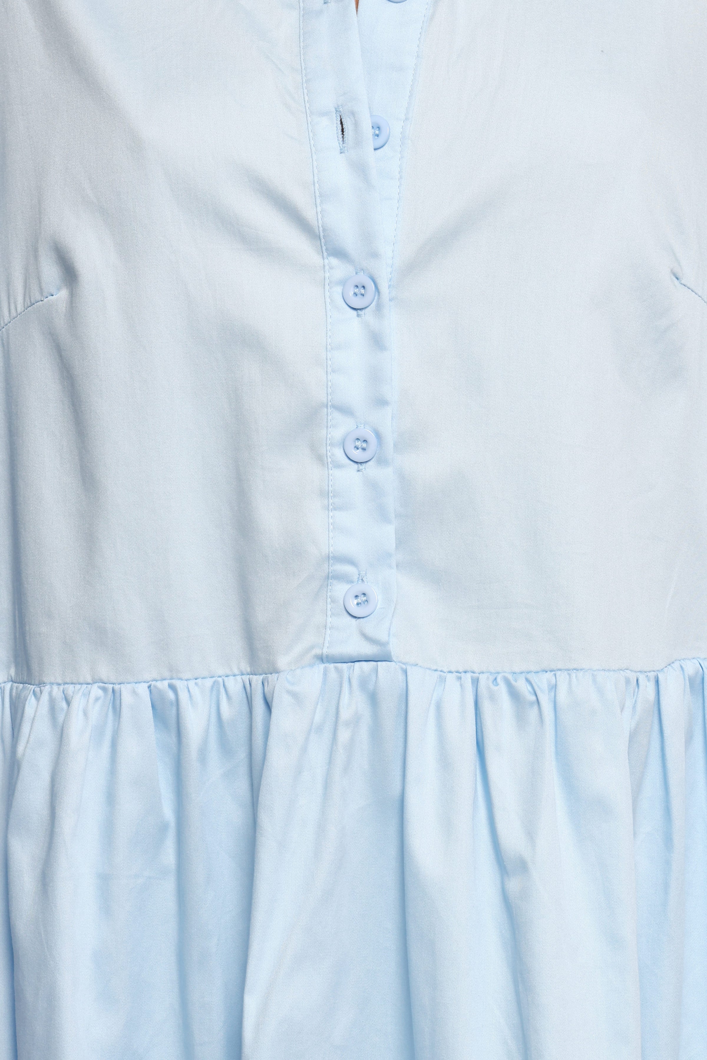 Petal and Pup USA DRESSES Carlotta Long Sleeve Mini Dress - Blue