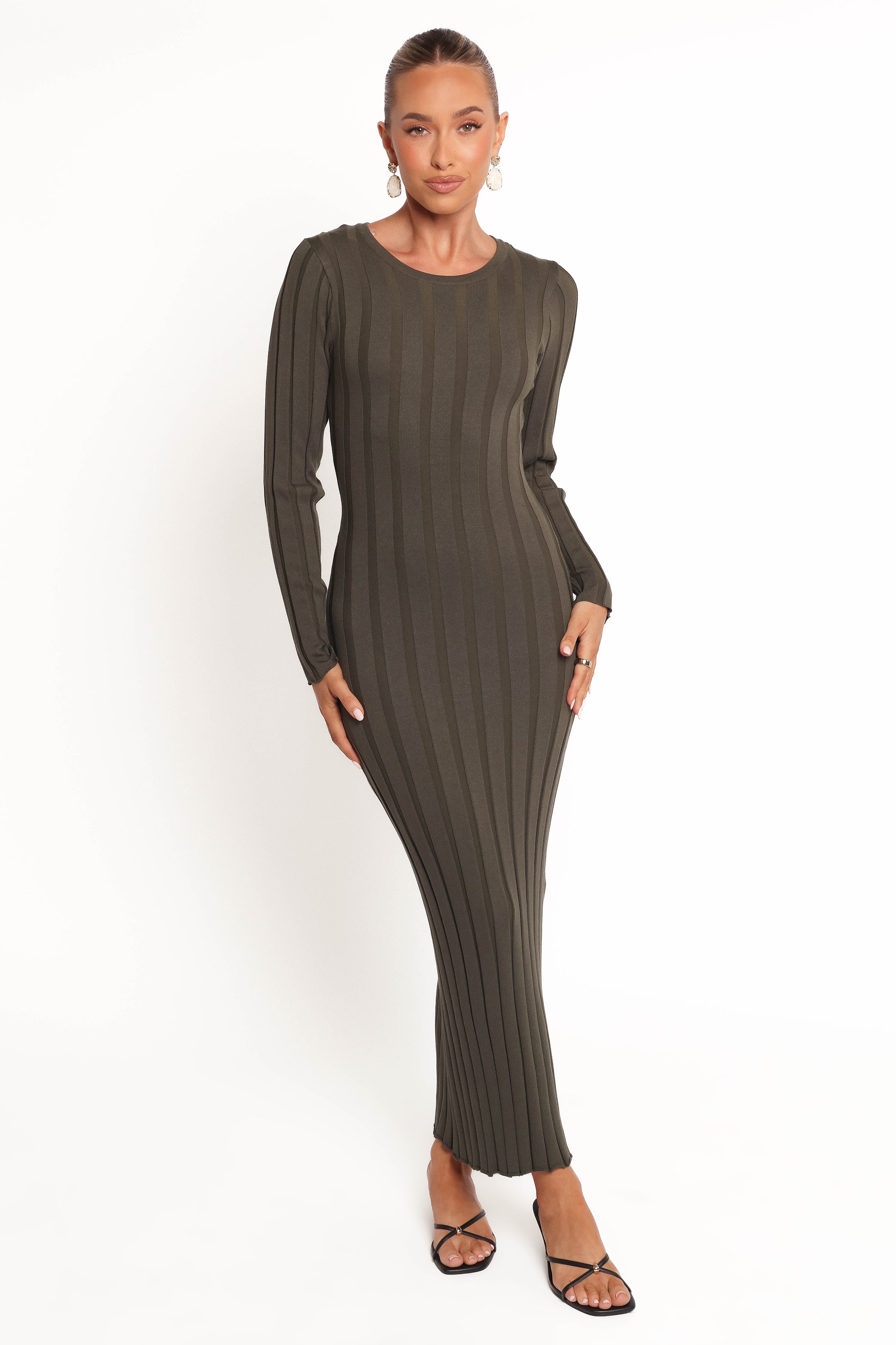 Petal and Pup USA DRESSES Carlson Maxi Dress - Olive (Hold for Rack)