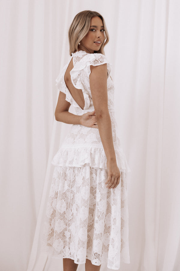 Petal and Pup USA DRESSES Carol Maxi Dress - White