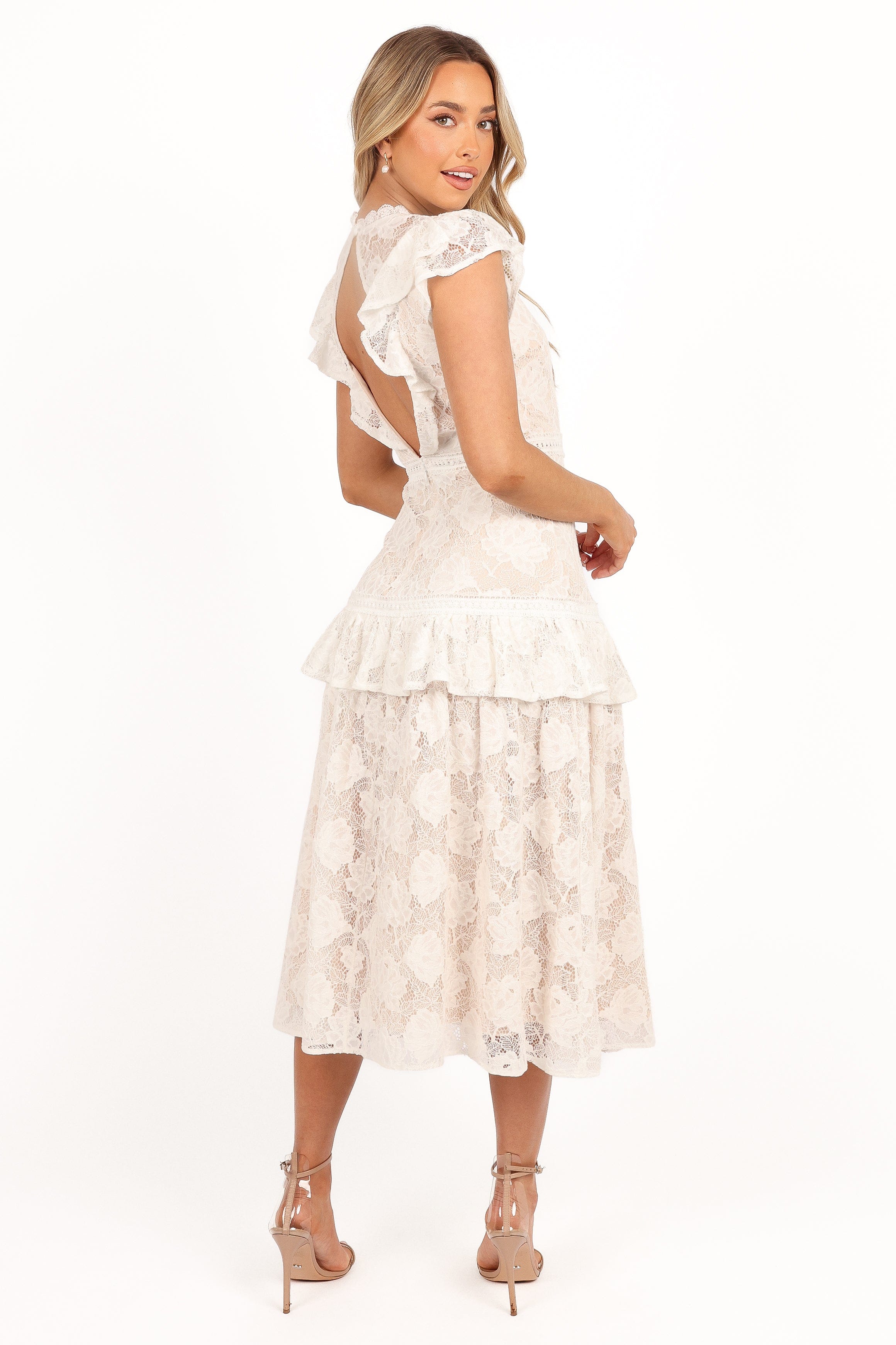 Petal and Pup USA DRESSES Carol Maxi Dress - White