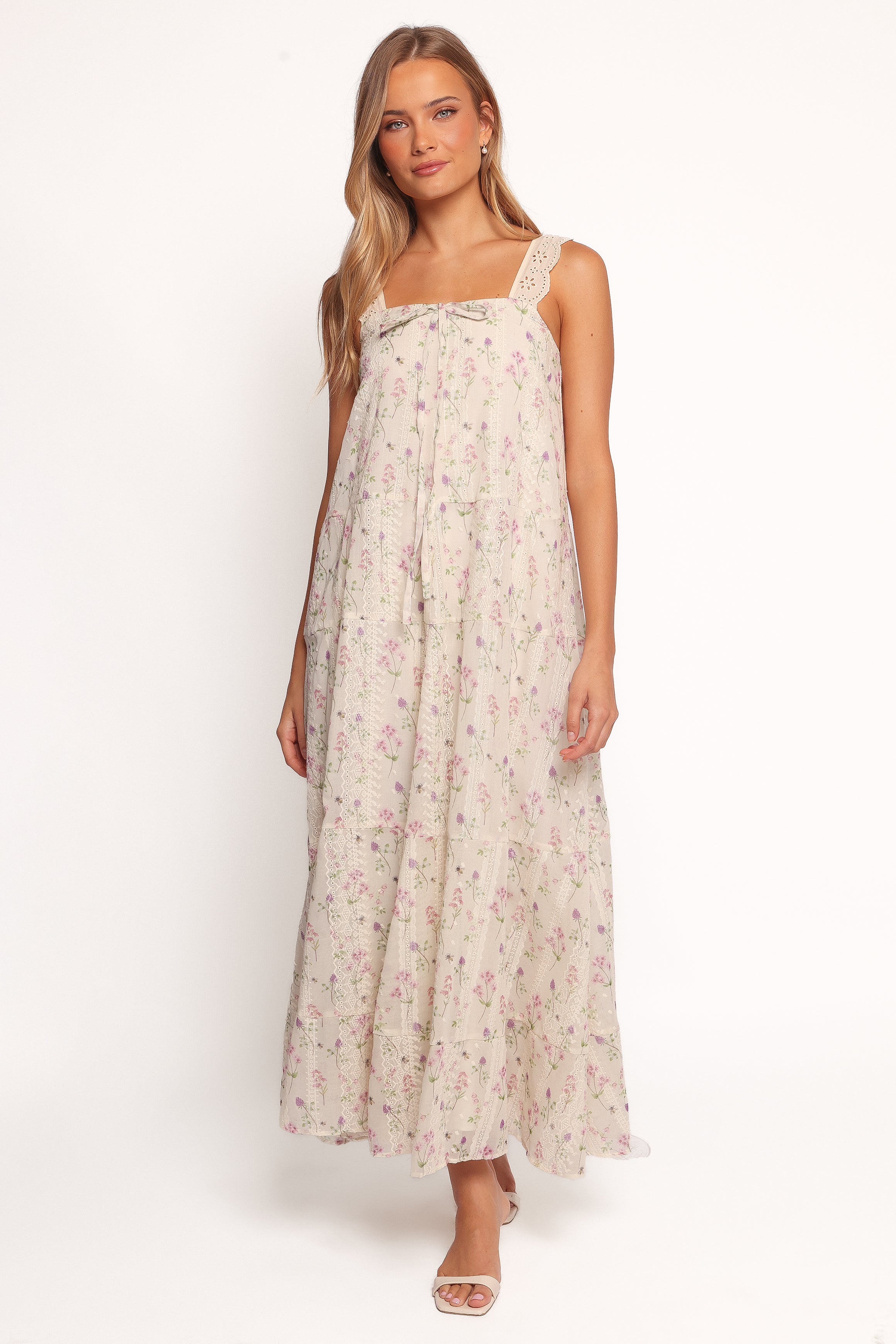 Petal and Pup USA DRESSES Caroline Maxi Dress - Pink Floral