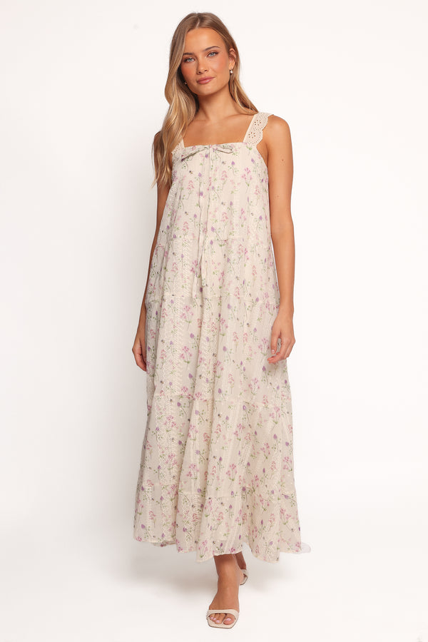 Petal and Pup USA DRESSES Caroline Maxi Dress - Pink Floral