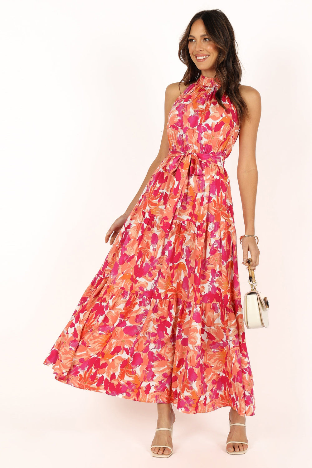 Petal and Pup USA DRESSES Caroline Maxi Dress - Red Orange