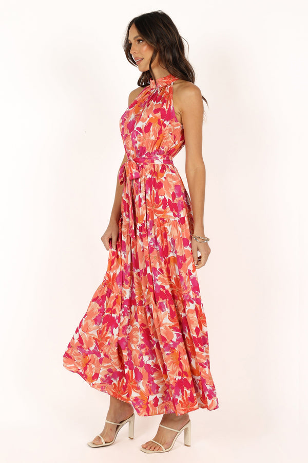 Petal and Pup USA DRESSES Caroline Maxi Dress - Red Orange