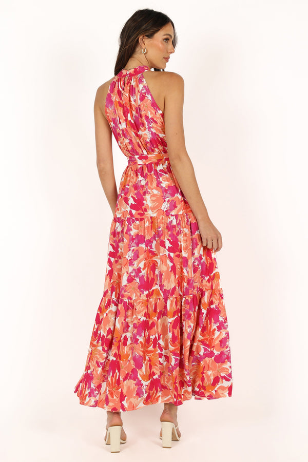 Petal and Pup USA DRESSES Caroline Maxi Dress - Red Orange