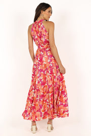 Petal and Pup USA DRESSES Caroline Maxi Dress - Red Orange