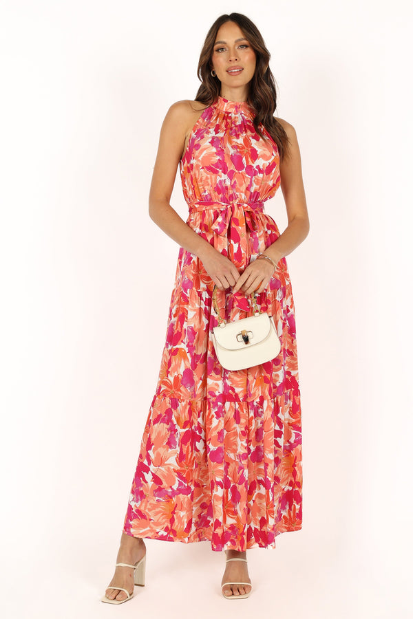 Petal and Pup USA DRESSES Caroline Maxi Dress - Red Orange